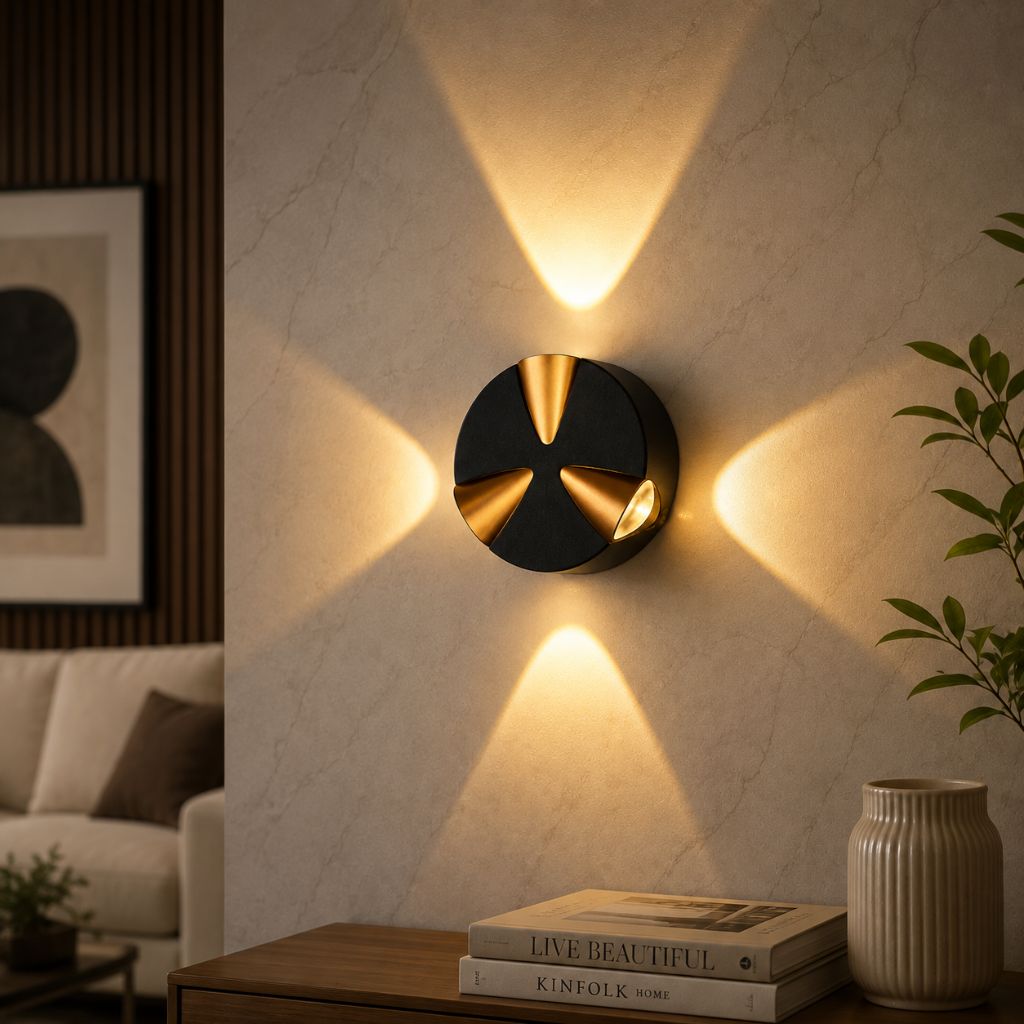 3 Way Outdoor Wall Light (439) 3W - Image 2